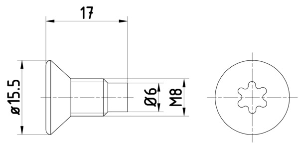 HELLA-PAGID Csavar, féktárcsához 8DZ355209-041