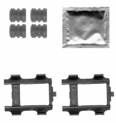 HELLA-PAGID Tartozékkészlet, tárcsafékbetét 8DZ355205-081