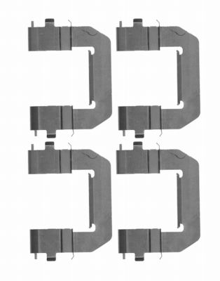 HELLA-PAGID Tartozékkészlet, tárcsafékbetét 8DZ355204-221