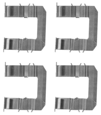 HELLA-PAGID Tartozékkészlet, tárcsafékbetét 8DZ355203-991