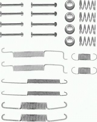 HELLA-PAGID Tartozékkészlet, fékpofa 8DZ355200-011