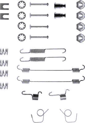 HELLA-PAGID Tartozékkészlet, fékpofa 8DZ355200-021