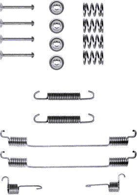 HELLA-PAGID Tartozékkészlet, fékpofa 8DZ355200-151