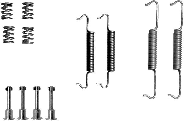 HELLA-PAGID Tartozékkészlet, fékpofa 8DZ355201-791