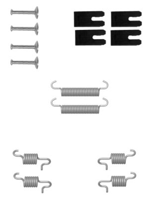 HELLA-PAGID Tartozékkészlet, fékpofa 8DZ355201-891