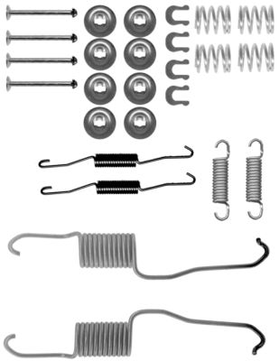 HELLA-PAGID Tartozékkészlet, fékpofa 8DZ355200-891