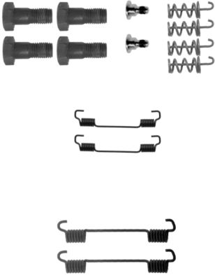 HELLA-PAGID Tartozékkészlet, fékpofa 8DZ355201-741