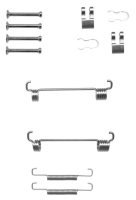 HELLA-PAGID Tartozékkészlet, fékpofa 8DZ355201-901