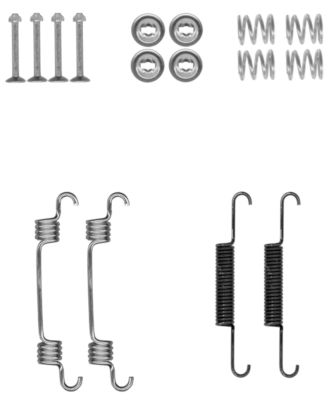 HELLA-PAGID Tartozékkészlet, fékpofa 8DZ355202-001