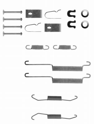 HELLA-PAGID Tartozékkészlet, fékpofa 8DZ355200-121