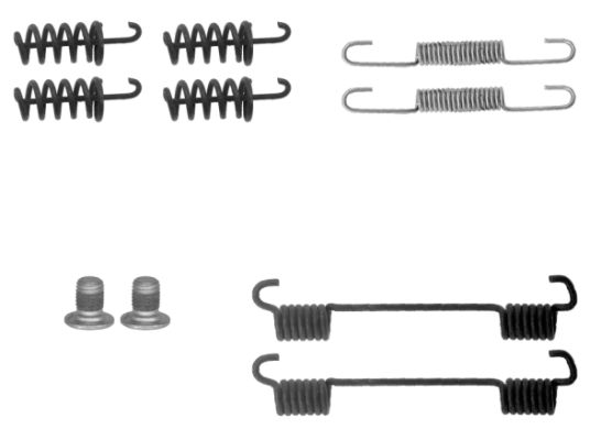 HELLA-PAGID Tartozékkészlet, fékpofa 8DZ355202-111