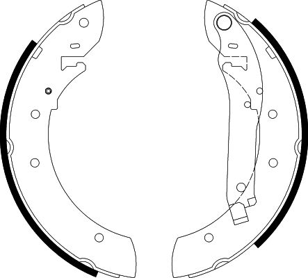 HELLA-PAGID Fékpofa 8DB355002-011