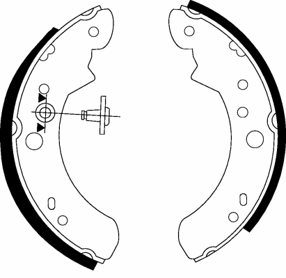 HELLA-PAGID Fékpofa 8DB355000-891