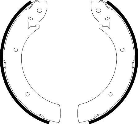 HELLA-PAGID Fékpofa 8DB355001-391