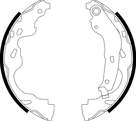 HELLA-PAGID Fékpofa 8DB355002-891