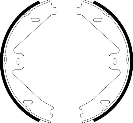 HELLA-PAGID Fékpofa 8DA355050-081