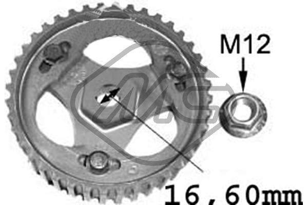 METALCAUCHO Fogaskerék, befecskendező szivattyú 05623_MC