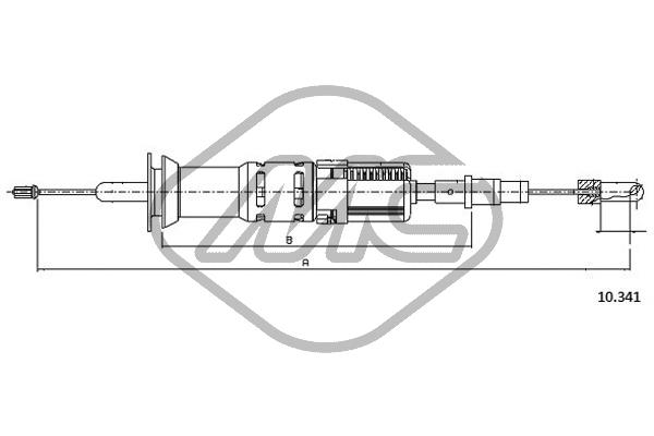 METALCAUCHO Kuplungbowden 83627_MC