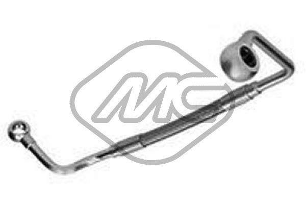 METALCAUCHO Turbo olajcső 92224_MC