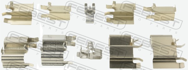 FEBEST Tartozékkészlet, tárcsafékbetét 0103-ACA2F_FEBEST