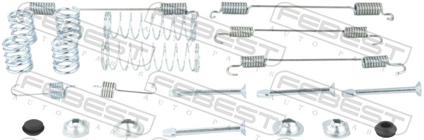 FEBEST Tartozékkészlet, fékpofa 0204-D10R-KIT_FEBEST