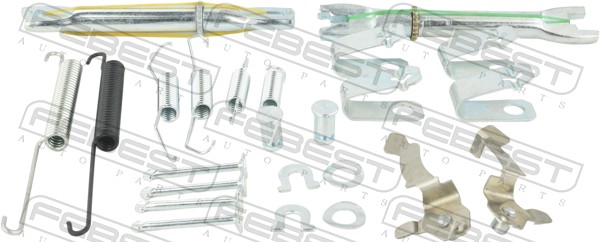 FEBEST Tartozékkészlet, fékpofa 0304-CIVR-KIT_FEBEST