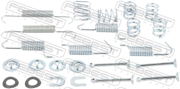 FEBEST Tartozékkészlet, fékpofa 2504-4007R-KIT_FEBEST