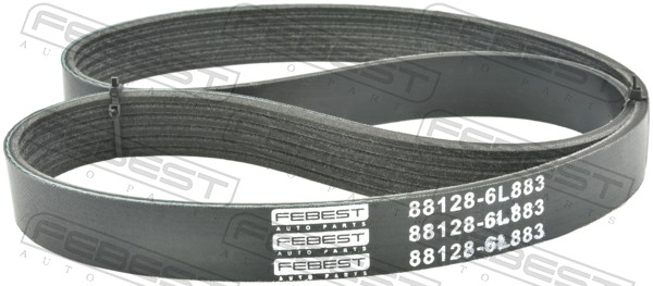 FEBEST 88128-6L883_FEBEST Hosszbordásszíj