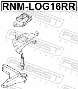 FEBEST Váltótartó bak RNM-LOG16RR_FEBEST