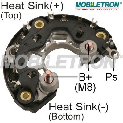 MOBILETRON Diódahíd RB-118H_MOB