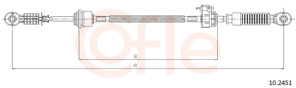 COFLE Váltóbowden 10.2451_COF