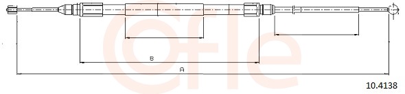 COFLE Kézifék bowden 10.4138_COF