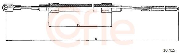 COFLE Kézifék bowden 10.415_COF