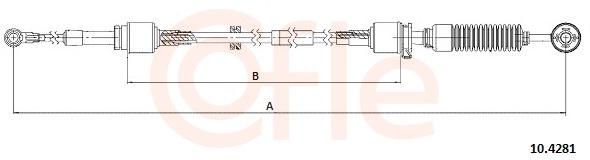 COFLE Váltóbowden 10.4281_COF