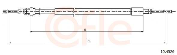 COFLE Kézifék bowden 10.4526_COF