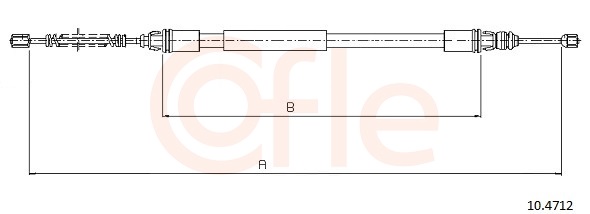 COFLE Kézifék bowden 10.4712_COF