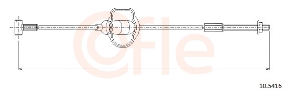 COFLE Kézifék bowden 10.5416_COF