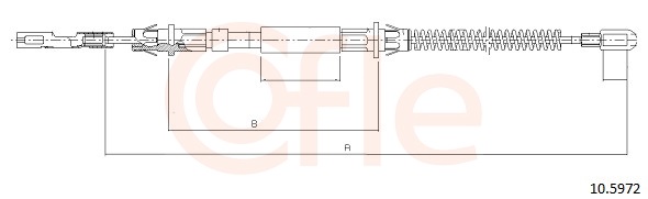 COFLE Kézifék bowden 10.5972_COF