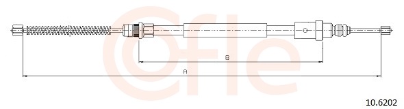 COFLE Kézifék bowden 10.6202_COF