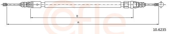 COFLE Kézifék bowden 10.6235_COF