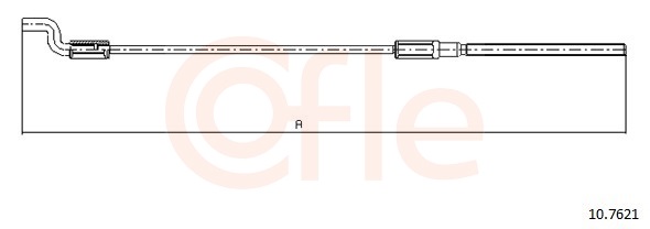 COFLE Kézifék bowden 10.7621_COF