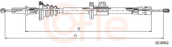 COFLE Kézifék bowden 10.8062_COF