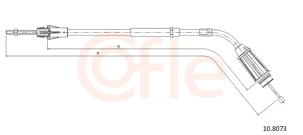 COFLE Kézifék bowden 10.8073_COF