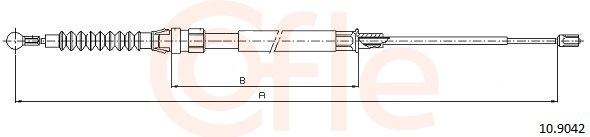 COFLE Kézifék bowden 10.9042_COF