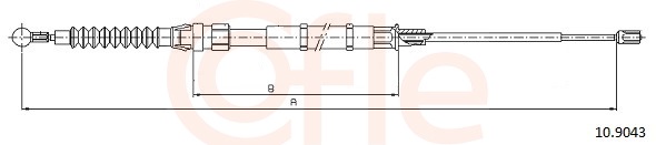 COFLE Kézifék bowden 10.9043_COF