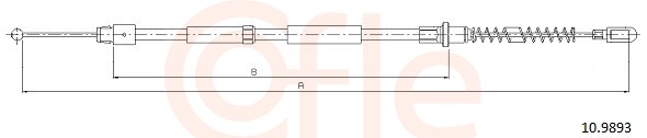 COFLE Kézifék bowden 10.9893_COF