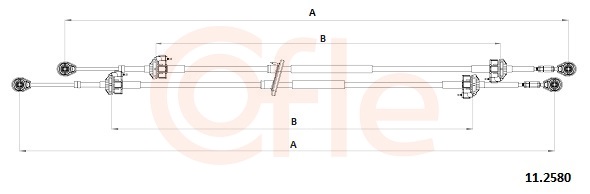 COFLE Váltóbowden 11.2580_COF