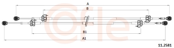 COFLE Váltóbowden 11.2581_COF