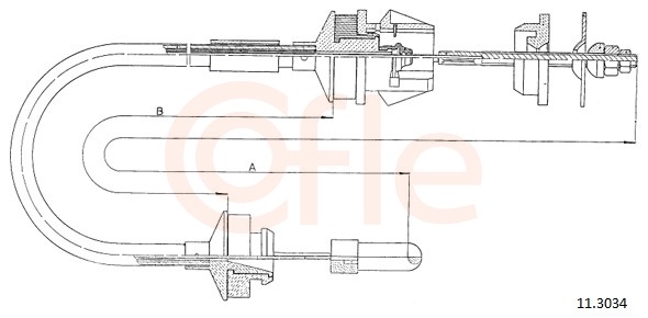 COFLE Kuplungbowden 11.3034_COF