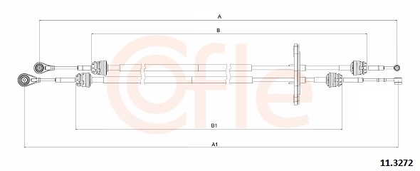 COFLE Váltóbowden 11.3272_COF